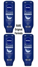 NIVEA In-Shower Body Lotion Nourishing Almond Oil For Dry Skin 13.5 Oz 4PK RARE