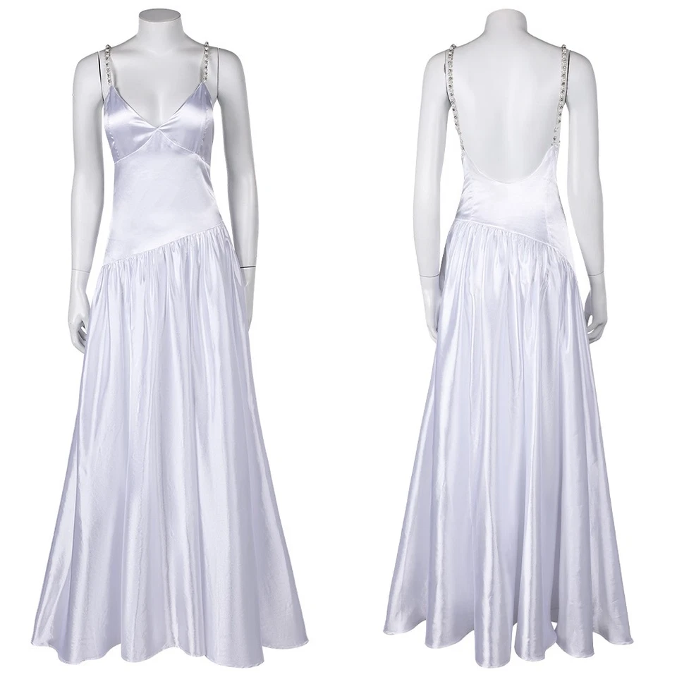 Payaso Juegos con disfraces Vestido de Boda Falda Blanca Halloween Fiesta Carnaval Adulto Mujeres Nuevo Foto 3 de 4