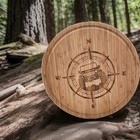 Jeep Décor Decorative Compass Rose Art Bamboo Wood