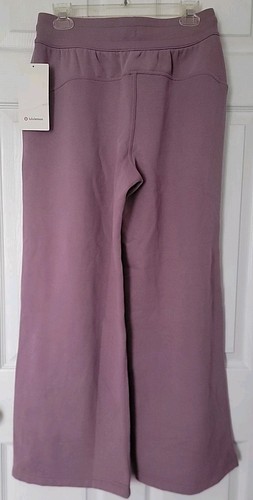 NWT size M Lululemon Scuba Mid-Rise Wide-Leg Pant in LVLX Lavender Luxe - Picture 9 of 11