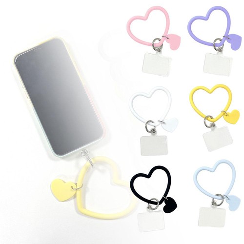 Silicone Keychain Bracelet Love Heart Anti-drop Anti-loss Wrist Strap Brac hot' - Foto 7 di 15