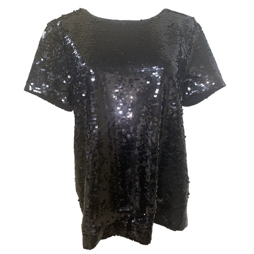 J.CREW Size Medium Sequin embellished short-sleeve t-shirt