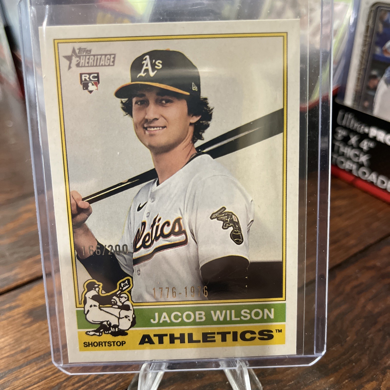 2025 TOPPS HERITAGE Jacob Wilson Bicentennial Rookie #15  166/200