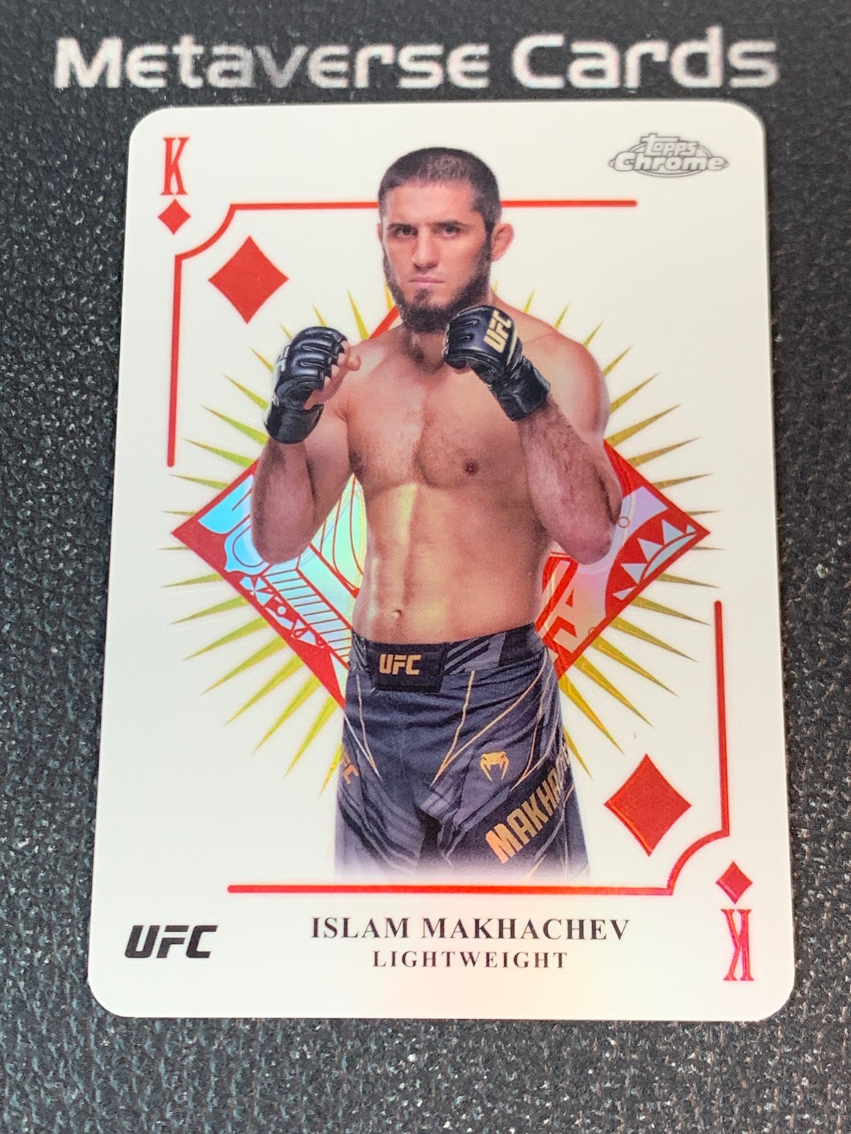 2024 Topps Chrome UFC Islam Makhachev Kings And Queens SSP