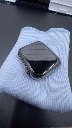 Apple Watch Series 8 45 mm en acier inoxydable avec 4 bracelets de montre Cel + GPS + débloqué + réinitialisation - Photo 15 sur 21