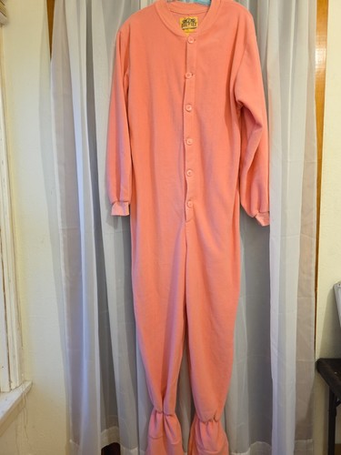 Pijama Big Feet Co Rosa Polar Asiento Caído Pijama para Mujer’s S - Imagen 1 de 4