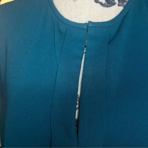 J.Crew Blue Sleeveless Blouse - 8 - Picture 2 of 12