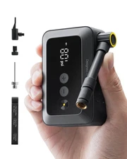 	HOTO Mini Bike Tire Pump 25s Fast Inflate Bicycle Pump with Guage 150PSI	