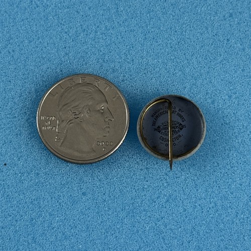 1922 Simeon D. Fess Senator Ohio American Art Works 1/2" Pinback Button #59578 - Picture 3 of 3