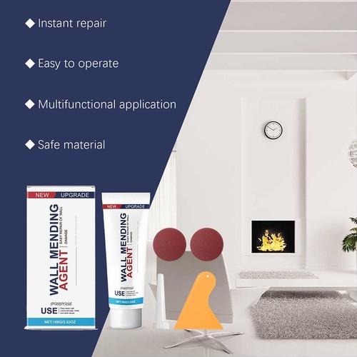 Wandreparatur Creme Wasserdicht Wandflickmittel Schnelltrocknend M0Q9 - Bild 7 von 14