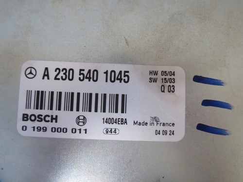 03-12 Mercedes R230 SL Battery Stabilization Control Load Unit BOSCH 2305401045 - Picture 2 of 4