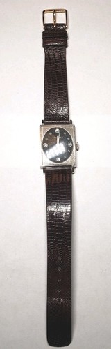 LONGINES 4 GENUINE DIAMONDS DIAL 10K WHITE GOLD FILLED CASE WATCH - Picture 5 of 10