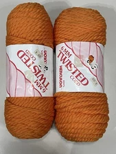 (2) VTG Maxi Cord Herculon Twisted Orange 6mm 90 Yards Polypropylene