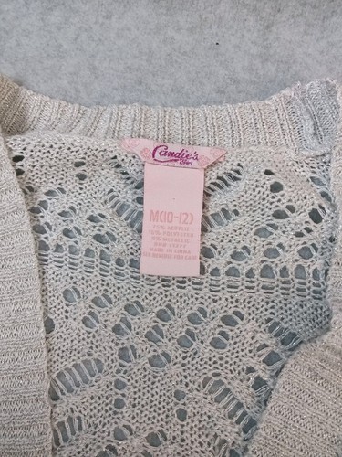 Suéter Candie's Niña, Niñas, Talla Mediana, Plateado - Imagen 3 de 5