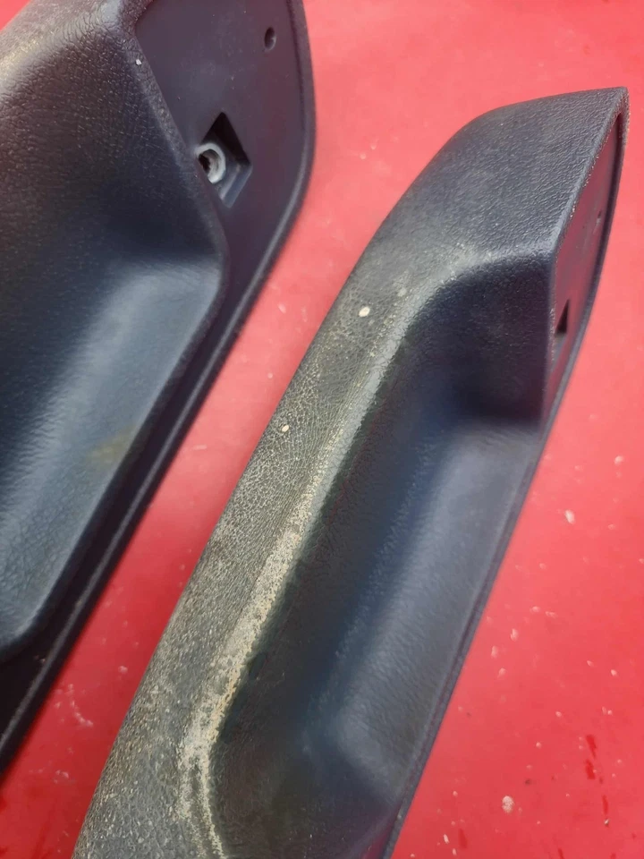 1989-95 Toyota 2/4WD Pickup OEM Frente Direita Porta Esquerda Puxador Braço Descanso Azul - Imagem 3 de 4