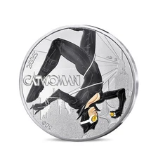 2025 France DC Comics Cat Woman Colorized 13g Silver Coin
