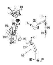Genuine Mopar Thermostat 68067109AB