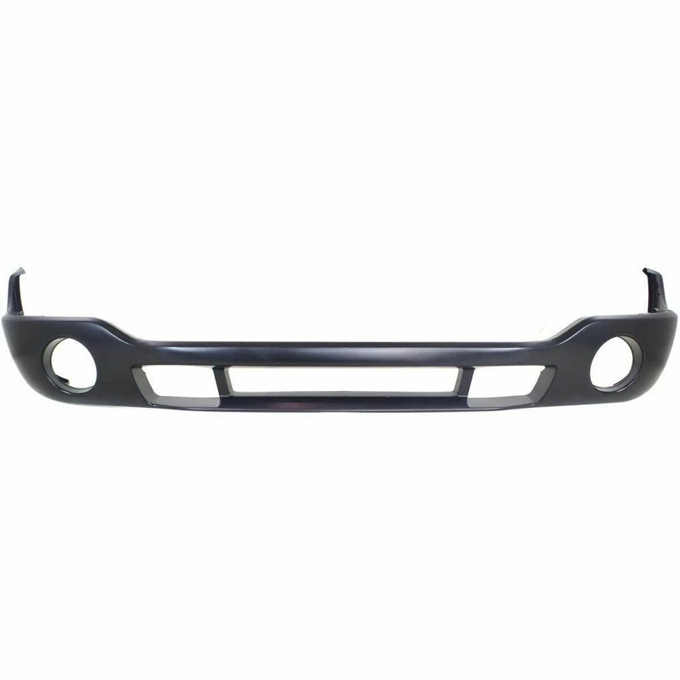 Front Bumper Lower Valance Primed & Fog Lights LH & RH For 2003-2006 GMC Sierra — 第 3/4 张图片