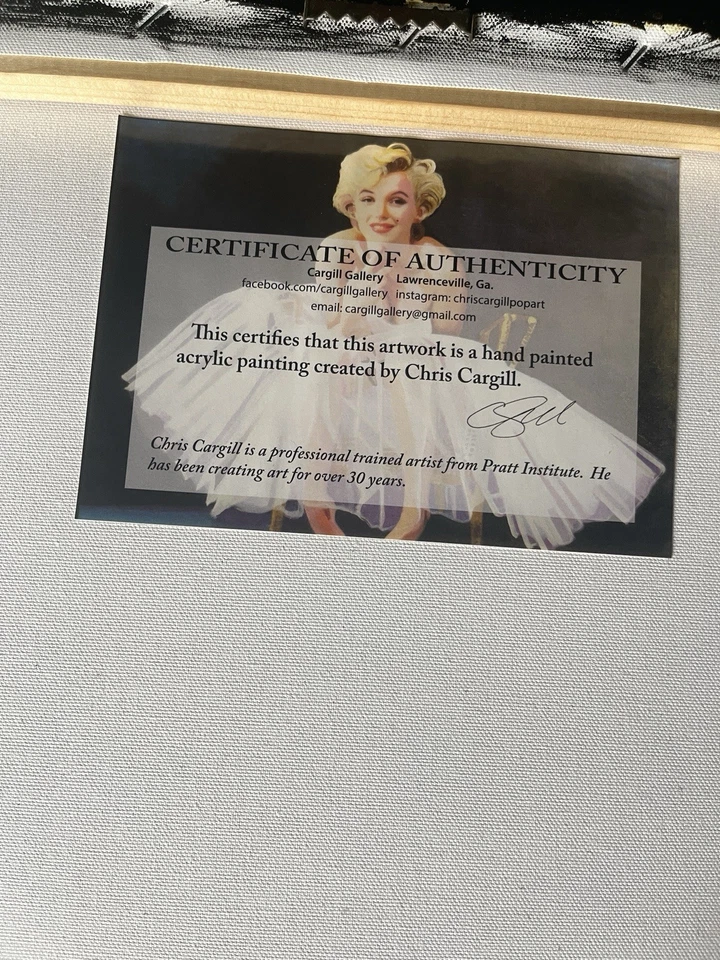 Chris Cargill Painting 18x18 Batman - Image 2 of 2