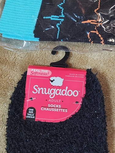 3 pairs Bombas Women's Honeycomb Black Socks Size Small Plus 1 Snugadoo & Extras - Picture 3 of 14