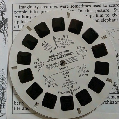 K77 Dragons and Other Creatures Art Metropolitan Museum MOMA View-Master 3D GAF - Picture 3 of 6
