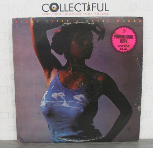 JIMMY CLIFF - MUSIC MAKER - REPRISE 1974 (TAN) *RARE PROMO* VINYL LP RECORD🔥 - Picture 1 of 2