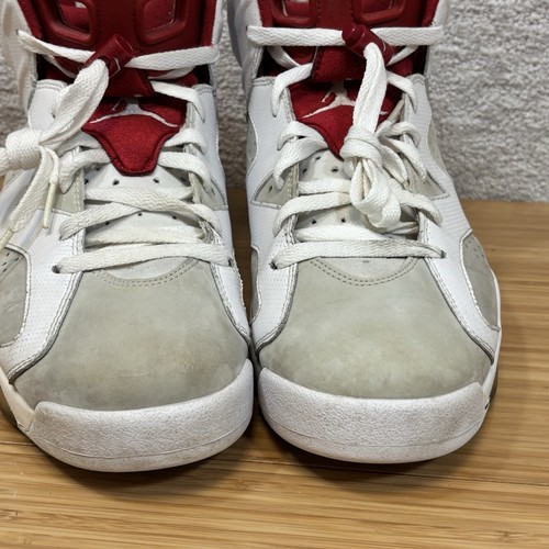 Air Jordan Retro 6 VI “Alternate Hare” Gym Red (384664-113) 2016 Men’s Size 11.5 - Picture 7 of 14