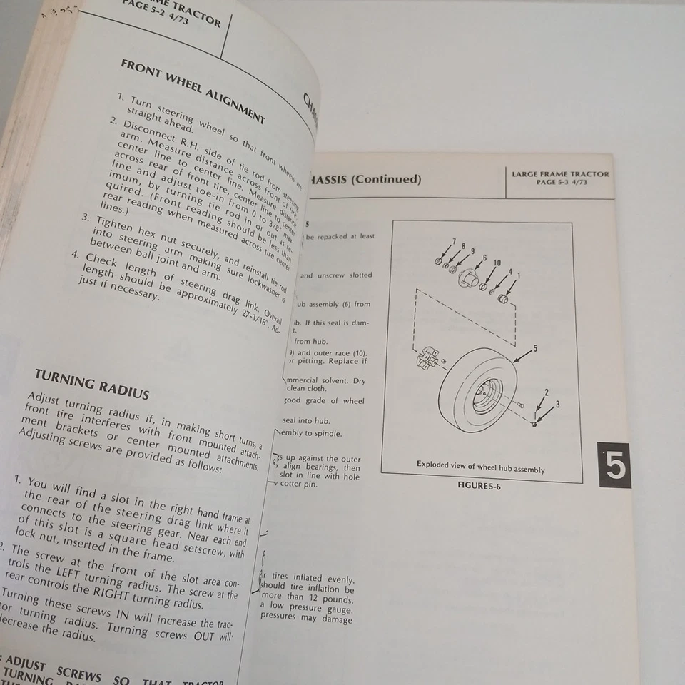 Manual de servicio de tractores de cuadro grande Bolens 1886s, 2086, 2087, 2389, 2288, 2289 Foto 3 de 4