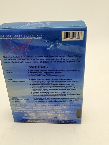 Brazil Criterion Collection 1985 3x DVD Box Set Complete - Picture 2 of 9