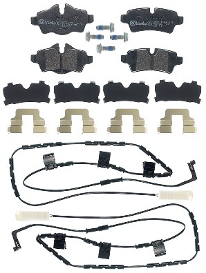 Bremsbeläge Satz hinten P06103 Brembo 34212289154 24290 24289 D13098424 Qualität NEU - Bild 3 von 8