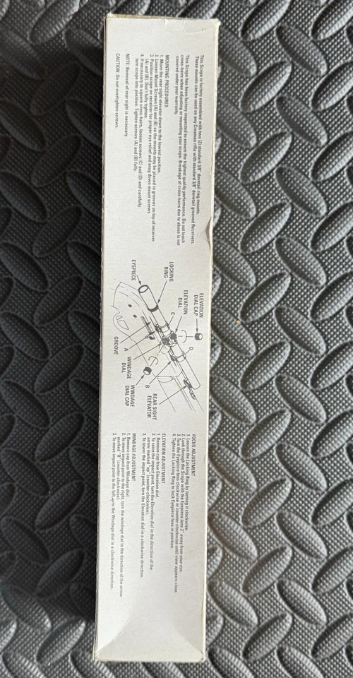 Mira para rifle de aire comprimido Crosman Superscope Targetfinder 0410S 4xPower 4X10 Foto 3 de 4