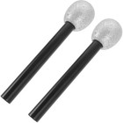  2 Pcs Kids Toy Microphone Sparkly Prop Party Favors for Microphones