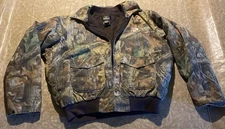 Bass Pro Shop Camo Jacket Mens 2XLT Hunting Insulated Zip Mossy Oak Red Head