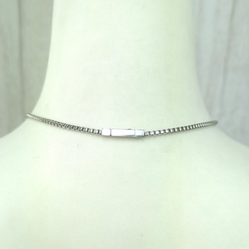 Diesel Chain Long Necklace Stainless Steel Unisex Used from Japan - Picture 18 of 18