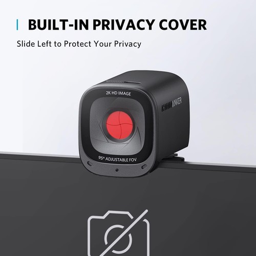 Anker PowerConf C200 2K Wireless Webcam for PC/Laptop/Mac - 第 4/11 張圖片