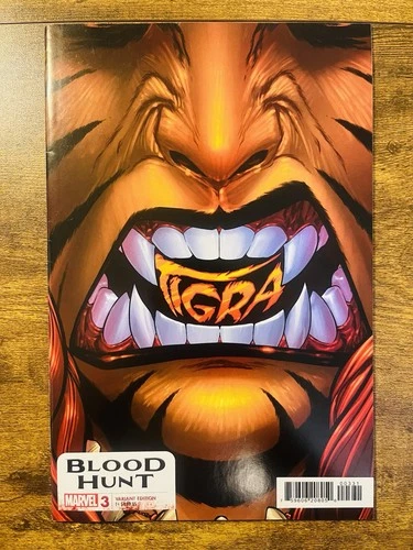 BLOOD HUNT 3 NM/NM+ DAVID BALDEON TIGRA FANGS VARIANT MARVEL COMICS 2024