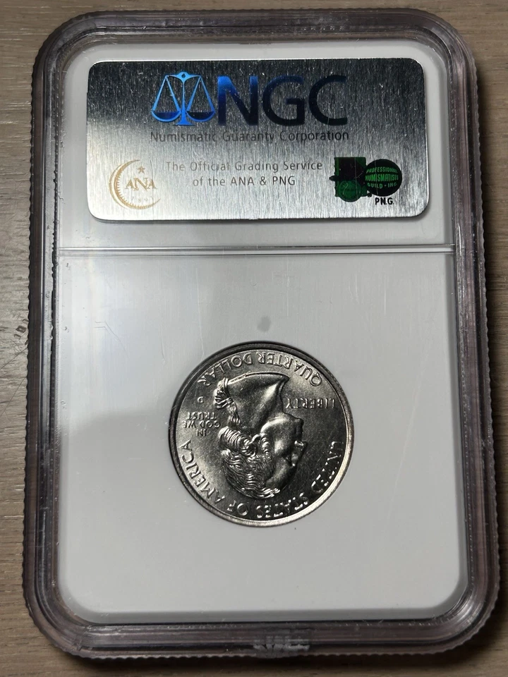 1999-P 25C New Jersey NGC MS68 - Washington 50 States Quarters - Image 2 of 4