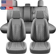 Leather Seat Covers for Chevy Silverado 1500 Car Seat Cover Fit for 2007-2013