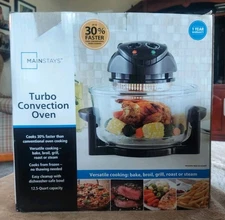 Mainstays Turbo Convection Oven  201519  12.5 Quarts Capacity 1200 Watts Unused 