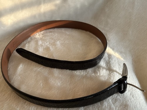 Brooks Brothers 346 Brown Genuine Leather Dress Belt - Men's Size 38/95 - Picture 5 of 10