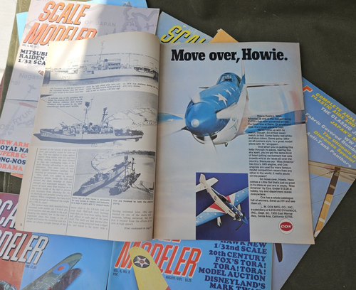 Vintage Scale Modeler Magazine All Issues 1971! Airplanes War Vehicles - Imagen 8 de 16