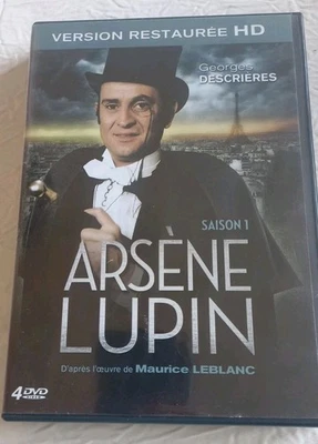dvd cinema 4 Dvd Serie Arsène Lupin Saison 1 Georges Descrieres - Photo 1/2