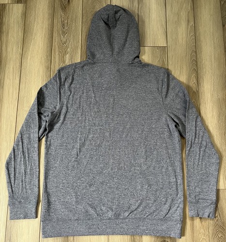 Rhoback Mens Medium The Hesi Performance Hoodie Pullover Gray Workout Athleisure - Picture 5 of 9