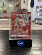 2024 Panini Prizm Football Jaden Hicks Red Sparkle #336 JS