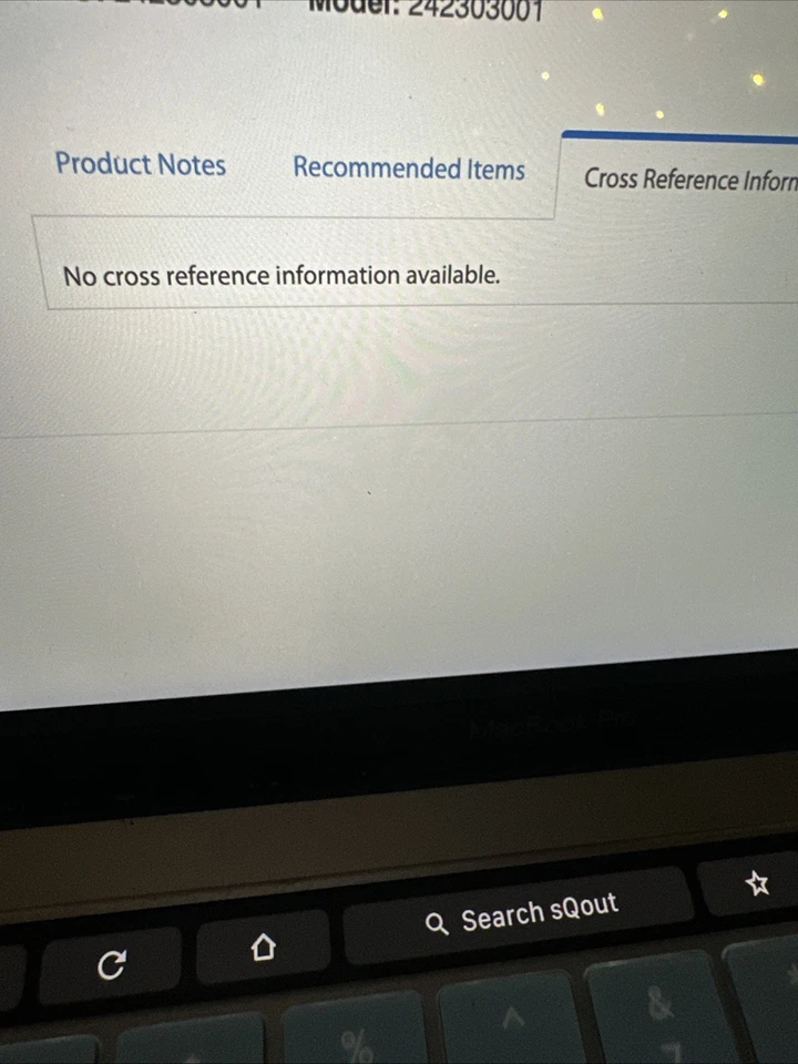 Conjunto de control amortiguador refrigerador Frigidaire 242303001 Foto 4 de 4