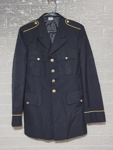 ASU Coat Service Jacket Dress Black Size: (38/LC) NSN:8405-01-552-2936 #H52h - Picture 1 of 7