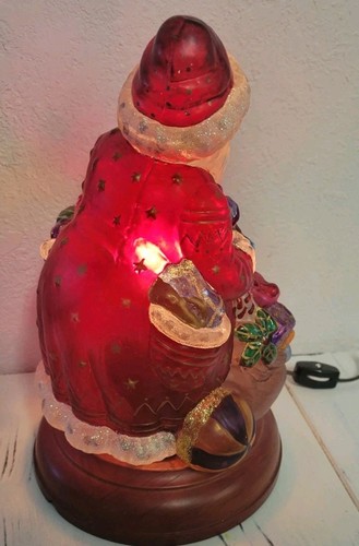 Old World Christmas Merck 2000 Legendary Father Christmas Light Santa Lamp - Picture 7 of 10