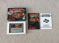 Donkey Kong Country - Super Nintendo SNES PAL *Tested Working* Boxed Complete