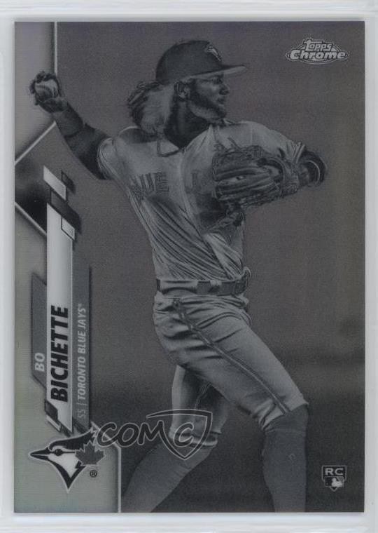 2020 Topps Chrome Negative Refractor Bo Bichette #150 Rookie RC