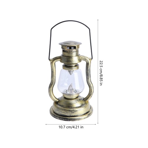 Retro Horse Lantern Night Light Old Fashioned Imitation Kerosene Lamp - Picture 11 of 12